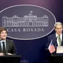 Javier Milei celebr� el fin del cepo cambiario, con el apoyo del secretario del Tesoro de EE.UU.