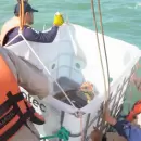 Jorge nada a toda marcha hacia el norte y en cuatro d�as recorri� m�s de 60 kil�metros