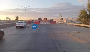 Restricci�n de tr�nsito en Costanera Sur