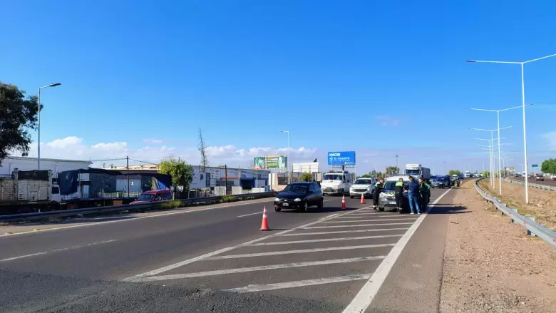Accidente en Acceso Sur