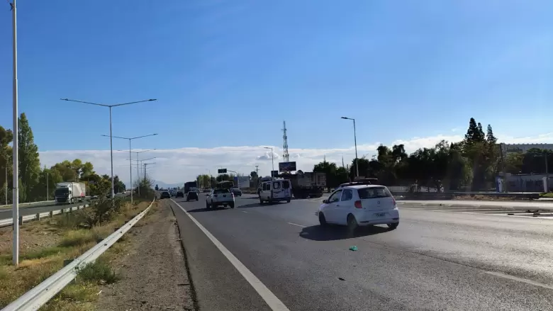 Accidente en Acceso Sur