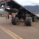 Un fuerte accidente en Potrerillos complic� la circulaci�n en la ruta a Chile