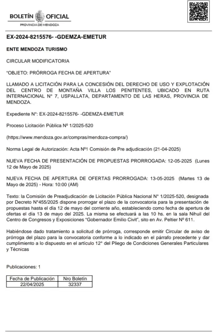 Bolet�n Oficial
