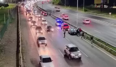 accidente en el Acceso Este