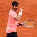 Mariano Navone triunf� en su debut en el Masters 1000 de Madrid y se meti� en segunda ronda