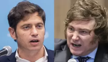 axel kicillof y javier milei