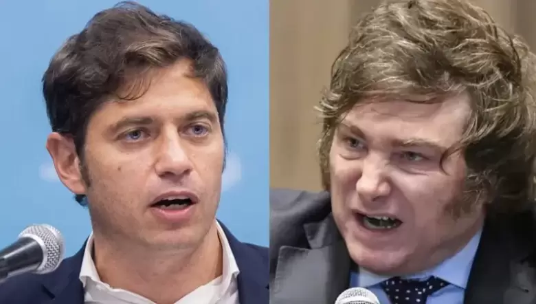 axel kicillof y javier milei