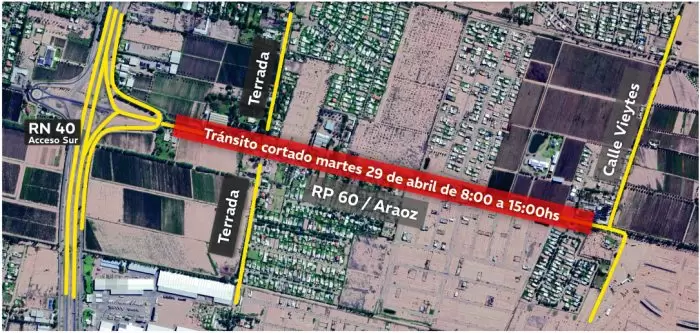 corte ruta