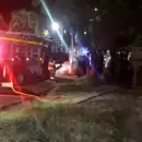 Mientras dorm�a, su casa se incendi� y unos ni�os que jugaban cerca le salvaron la vida