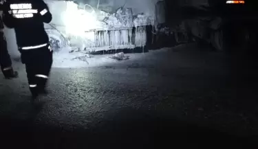 Incendio de un cami�n en la ruta 7: corte total a la altura de Agua de las Avispas