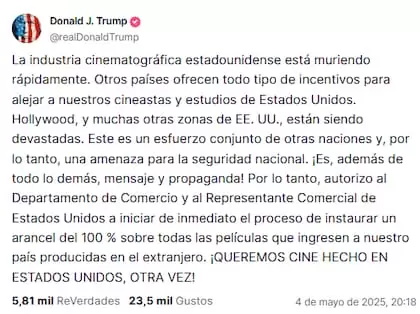 Anuncio de Trump