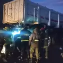 Dos muertos tras un accidente que involucr� a dos camiones y a un auto en la ruta 7