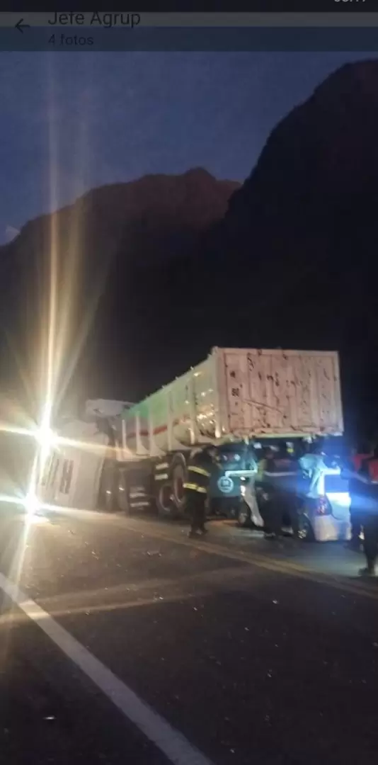 accidente en la ruta 7
