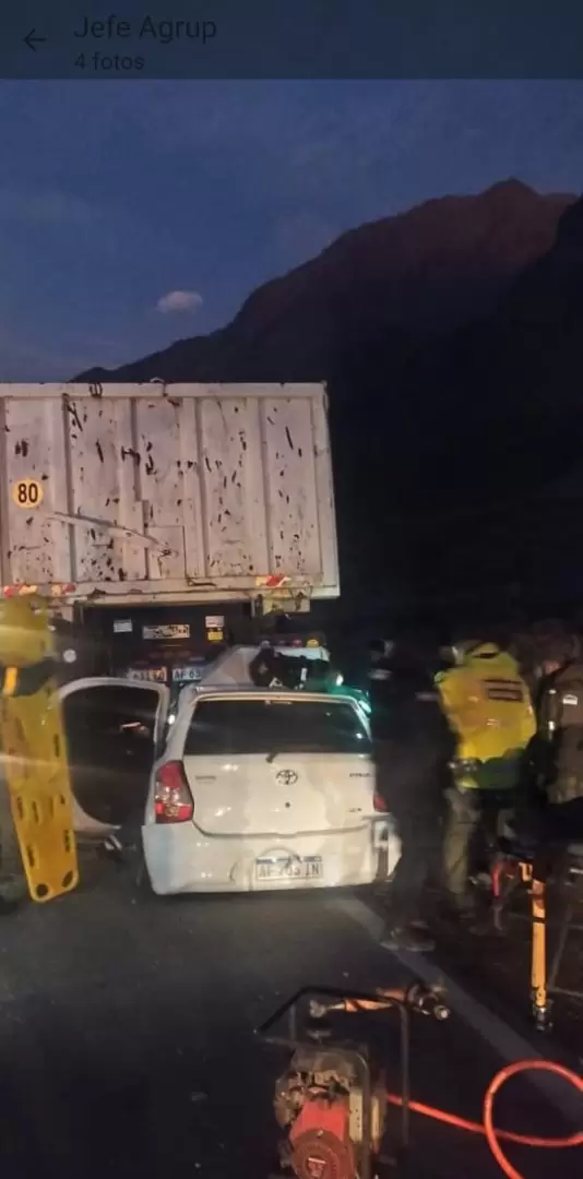 accidente en la ruta 7