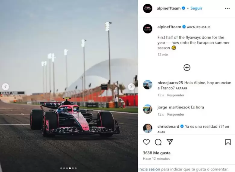 colapinto f1