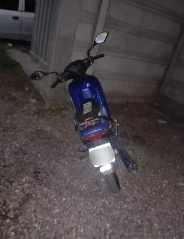 operativo en Las Heras-moto secuestrada