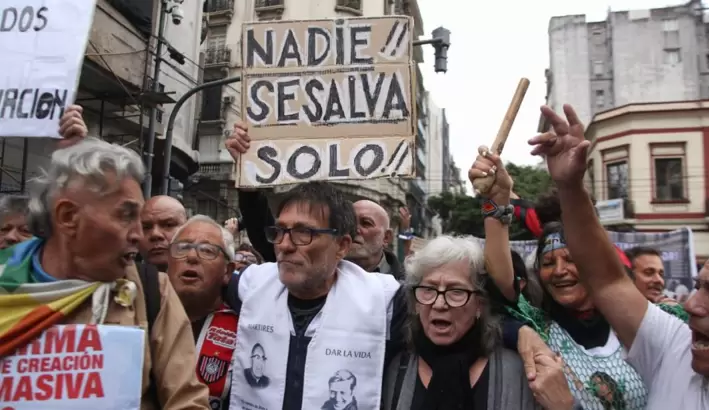 represión jubilados