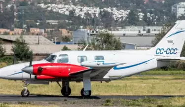 avioneta estrellada en Chile