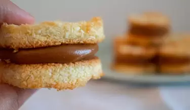 C�mo hacer alfajores de coco y dulce de leche: receta f�cil y deliciosa