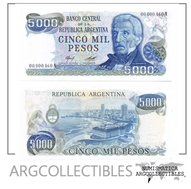billete 5000 PESOS