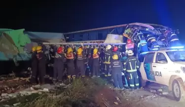 Choque en la ruta 3