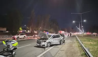 accidente en el Acceso Sur