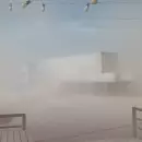 (Videos ) El viento Zonda ya se siente en Uspallata, en el Valle de Uco y en Malarg�e