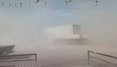 (Videos ) El viento Zonda ya se siente en Uspallata, en el Valle de Uco y en Malarg�e