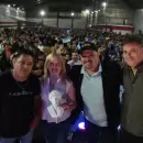 El primer acto libertario de Hebe Casado fue rechazado por La Libertad Avanza