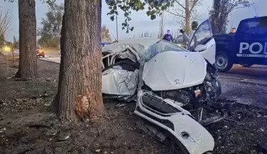 Accidente en Jun�n: la mujer pelea por su vida en el Central