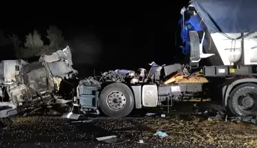 accidente entre dos camiones-ruta 7