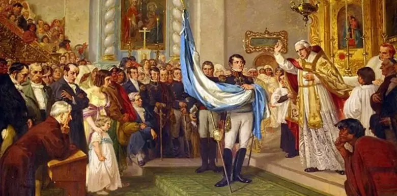 belgrano jura de bandera 25 de mayo 1812