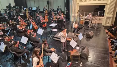 Orquesta Filarm�nica junto a Markama