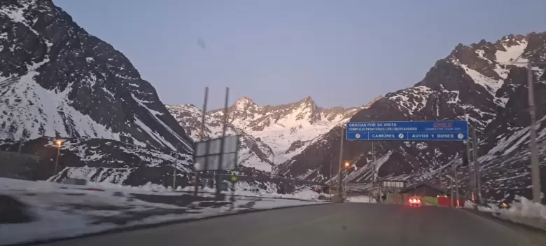 paso a chile nieve