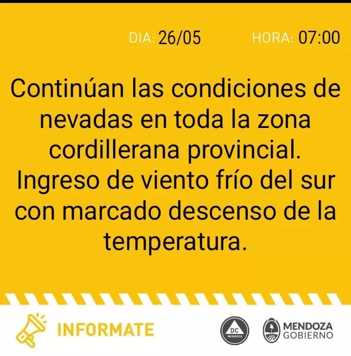 alerta 26 de mayo