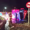 Tres heridos por el vuelco de un cami�n en el paso a Chile