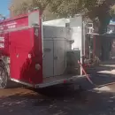 Un importante incendio consumi� por completo dos viviendas en un asentamiento de Las Heras