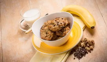 galletas de banana y harina de almendras