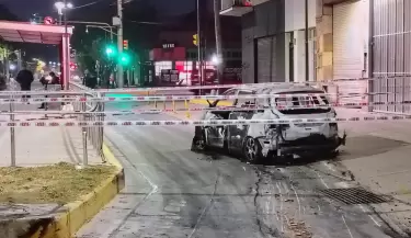 auto incendiado