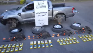 Una mujer fue detenida en Tucum�n con casi 50 kilos de coca�na ocultos en su camioneta