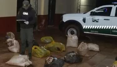 Incautaron casi una tonelada de droga en Misiones en un operativo de Gendarmer�a
