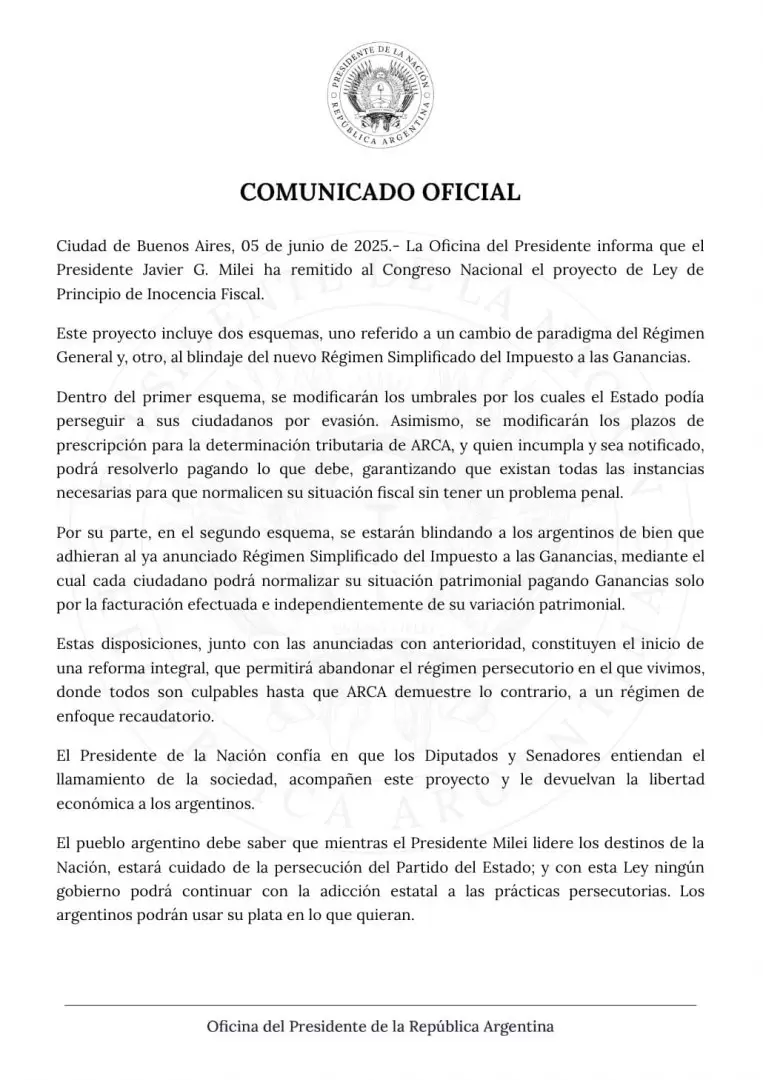 comunicado