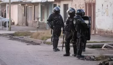 Megaoperativo en Las Heras
