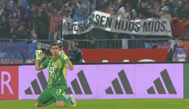 bandera hinchas argentinos