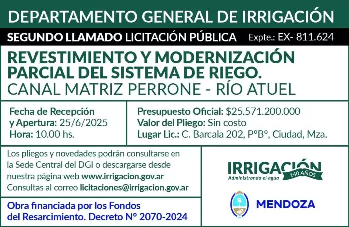 obra h�drica para el Sur