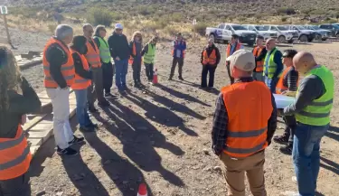 Organismos sectoriales recorrieron el proyecto minero PSJ Cobre Mendocino en el marco de su evaluaci�n