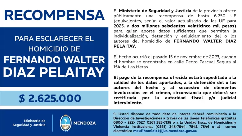 recompensa pelaitay