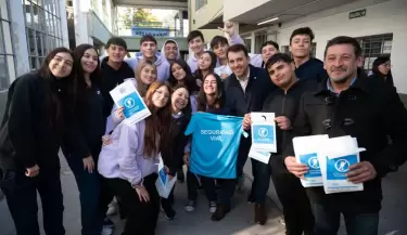 Estudiantes mendocinos participaron en actividades por el D�a Nacional de la Seguridad Vial