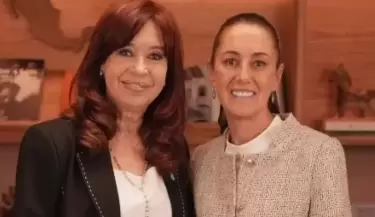 Cristina Kirchner y Claudia Sheinbaum