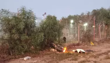accidente motociclista las heras